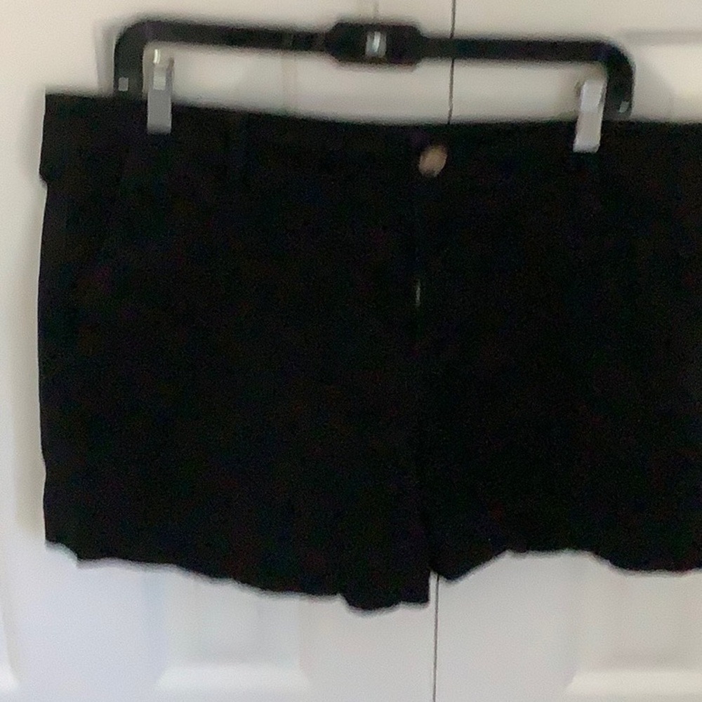 LOFT Black Bermuda Shorts Versatile Style